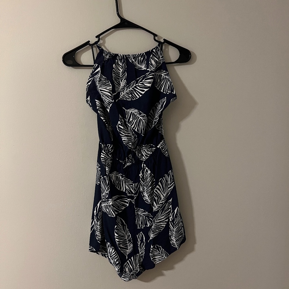 Tropical Halter Romper